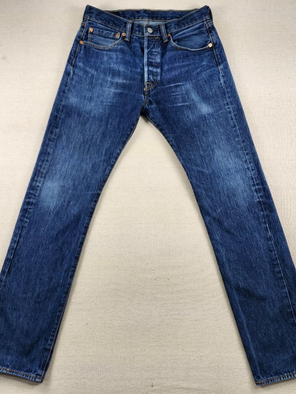 Levi’s 501 Button Fly Men’s Jeans 31x34 Medium Wash Straight Leg